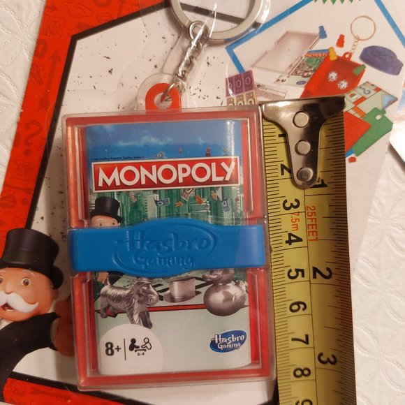 COPY - Hasbro Gaming Monopoly and Operation Keychain Games Miniature Portable M… - Picture 4 of 4